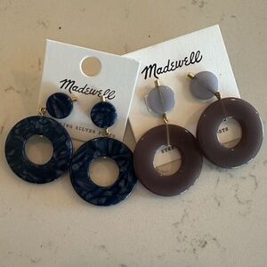 Madewell Circle Statement Earrings